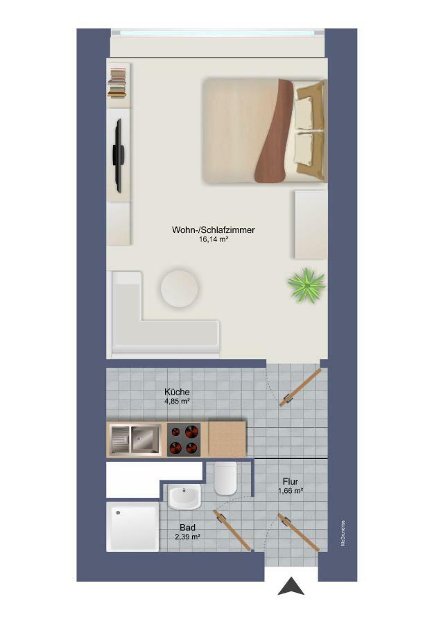Gaesteapartment Leipzig Mitte エクステリア 写真